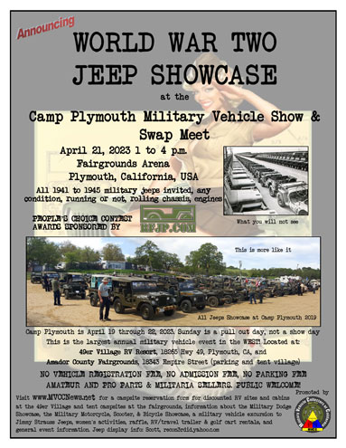 Camp Plymouth Military Vehicle Show & Swap Meet