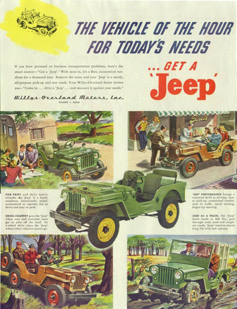Classic Jeep Ads